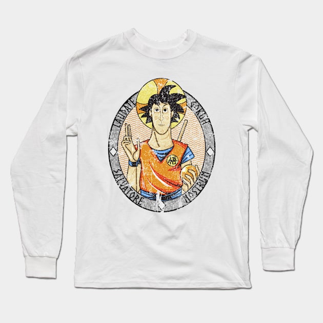 LAUDATE GOKUH Long Sleeve T-Shirt by Skullpy